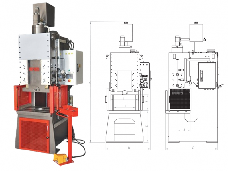 C Type Hydraulic Press