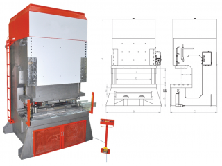 C Type Hydraulic Transfer Press