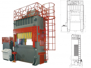 H Type Hydraulic Deep Drawing Press