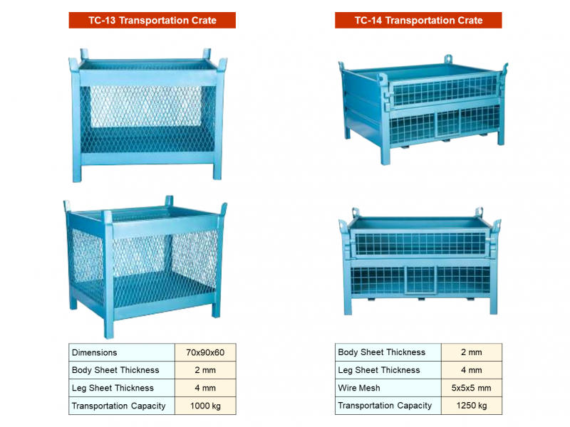 TC-13 and TC-14 Transportation Crates