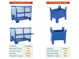 TC-19 and TC-20 Transportation Crates