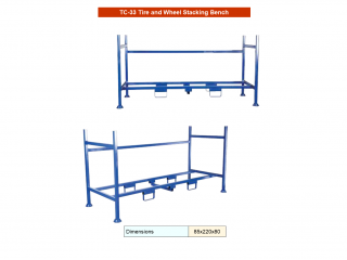 TC-33 Tire and Wheel Stacking Bench